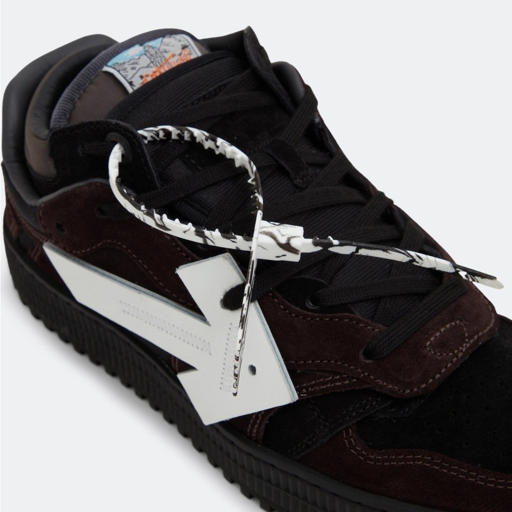 Off-White Floating Arrow Suede Low-Top Sneakers